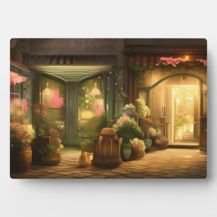 Blume Shop Digital Art Tabletop Fotoplatte