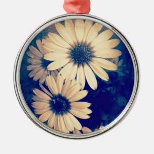 Blume Silbernes Ornament