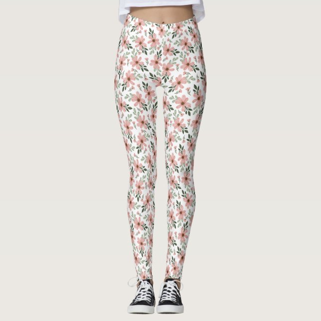 Blume sind die Musik der Gegend Leggings (Vorderseite)