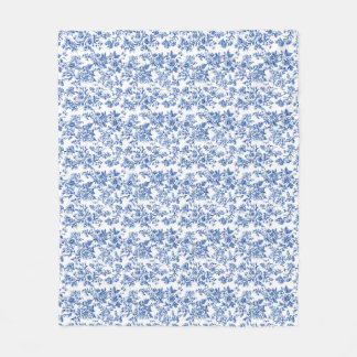 Blume sind die schönste Sprache der Welt Fleecedecke