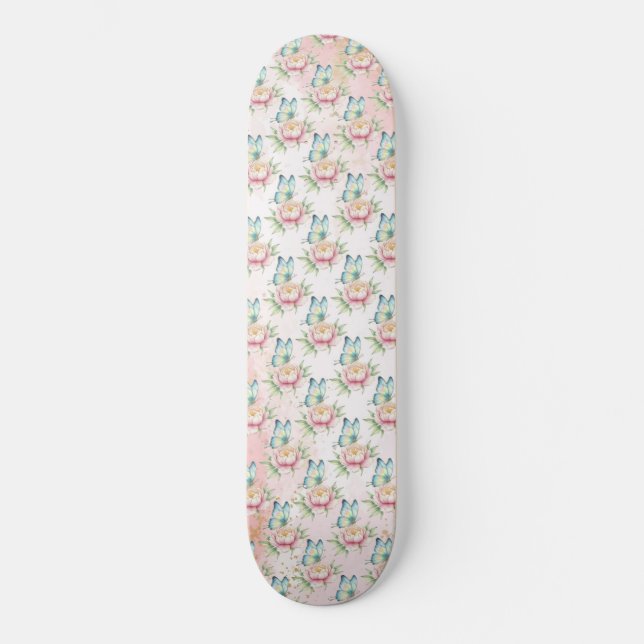 Blume Skateboard (Vorderseite)
