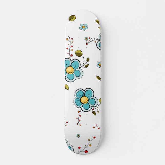 Blume Skateboard (Vorne)