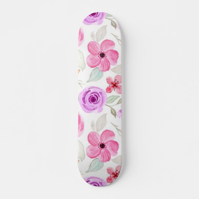 Blume Skateboard (Vorne)