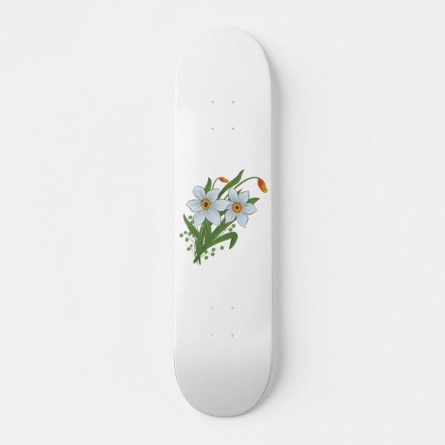 Blume Skateboard (Vorne)