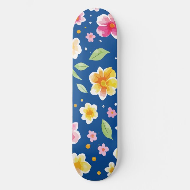 Blume Skateboard (Vorderseite)