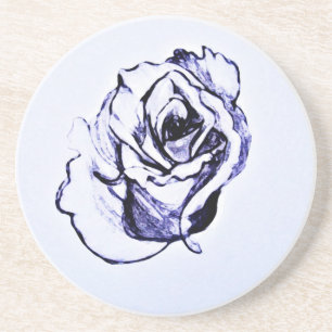 Blume Sketch Untersetzer