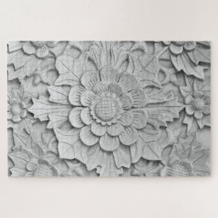 Blume-Skulpturenpuzzle