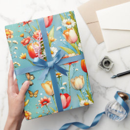 Blume Sky Garden Geschenkpapier