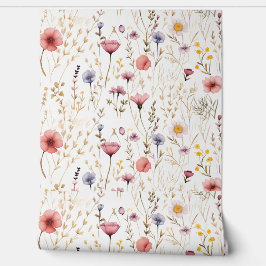 Blume Soft Watercolor-Tapete Tapete