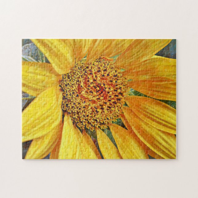 Blume Sonnenblumen Nahes Puzzle (Horizontal)