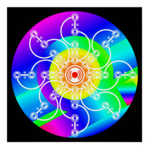 Blume Sonnenschein-Glossy-Poster Poster