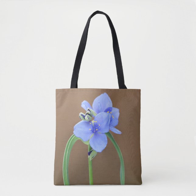 Blume Spiderwort Tasche (Vorderseite)