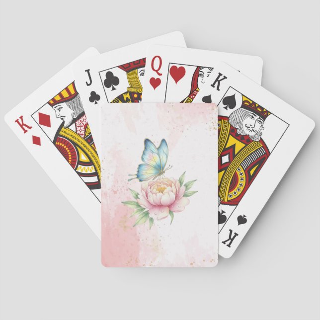 Blume Spielkarten (Rückseite)