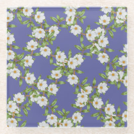 Blume Spiral Muster Design Untersetzer