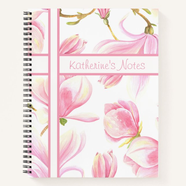 Blume Spiral Notebook Notizbuch (Vorderseite)