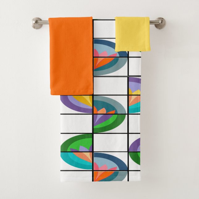 Blume Split Badetuch Set (Insitu)