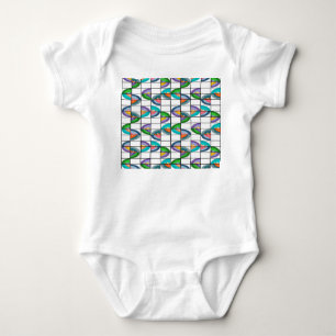 Blume-Splitter Baby Strampler