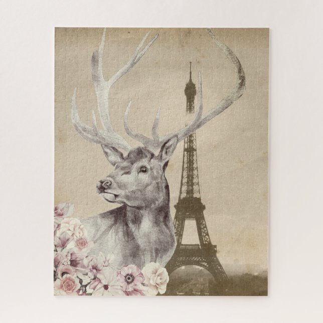 Blume Stag & Eiffel Tower (Vertikal)
