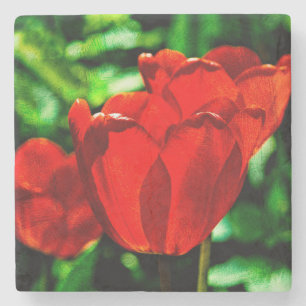 Blume Steinuntersetzer