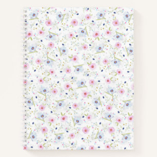 Blume-Stil SpiralNotebook Notizbuch