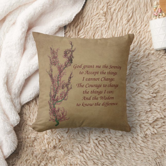 Blume Stille Gebet Inspiration  Kissen (Decke)