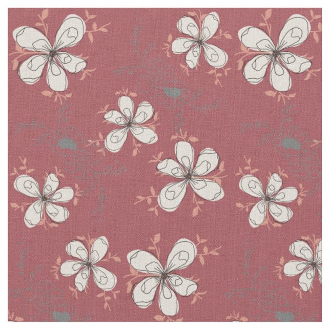 Blume Stoff (Nahaufnahme)