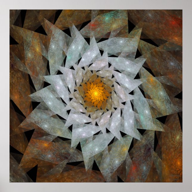 "Blume Sun" Poster (Vorne)