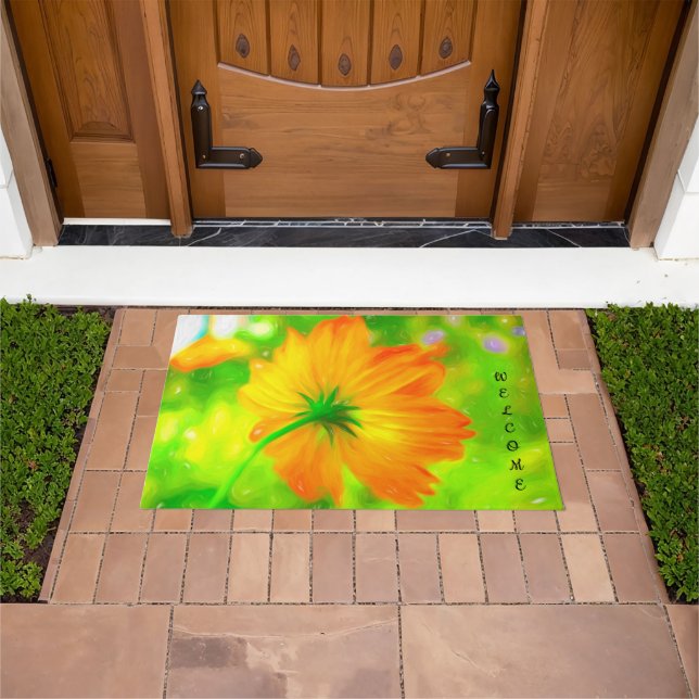Blume Sunshine Welcome Mat Fußmatte (Außenbereich)