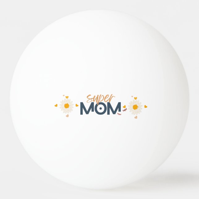 Blume Super MAMA Tischtennisball (Rückseite)
