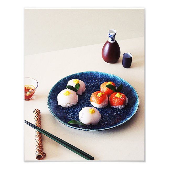 Blume Sushi Fotodruck (Vorne)