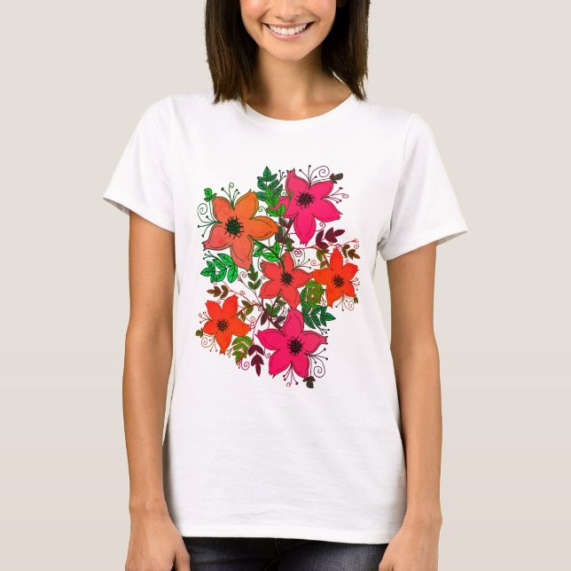 Blume T-Shirt (Vorderseite)