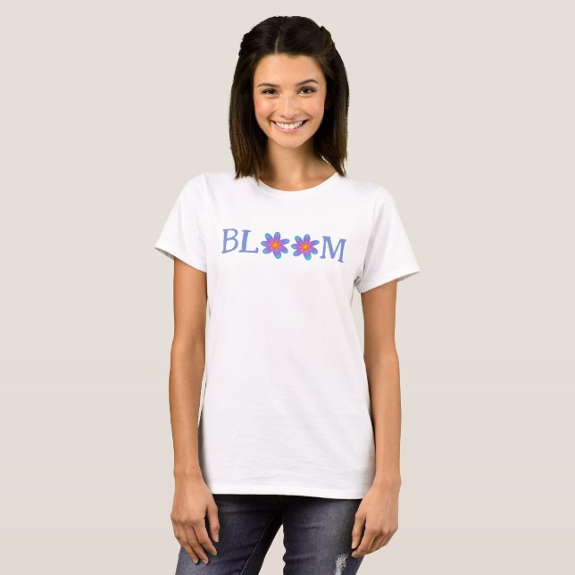Blume  T - Shirt der Frauen (Vorne ganz)