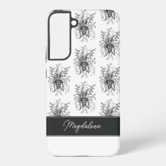 Blume Tangle Art, gezeichnet -  Samsung Galaxy Hül Hülle