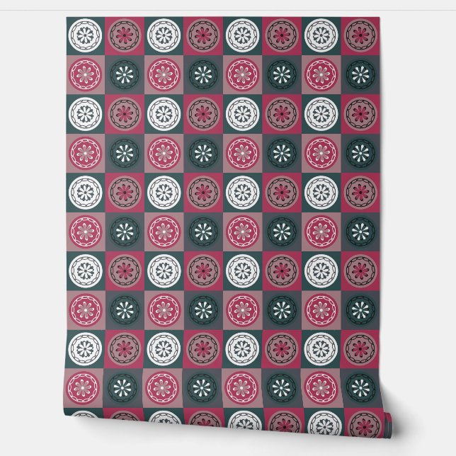 Blume Tapete (Abrollen)