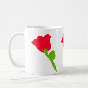 Blume Tasse Rote Blume