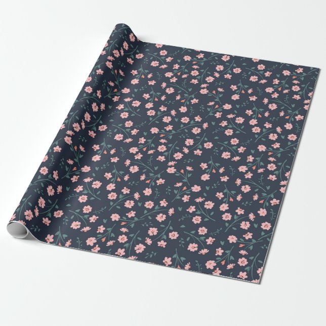 Blume Tattoos Geschenkpapier (Ungerollt)