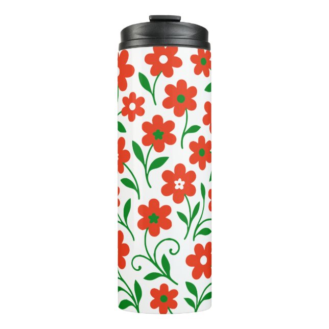 Blume Thermosbecher (Vorderseite)