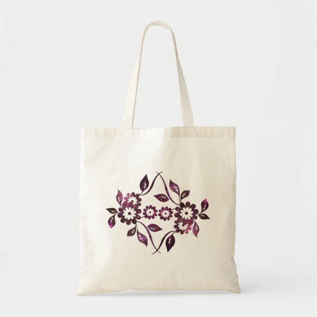 Blume Tote Bag Tragetasche (Vorne)