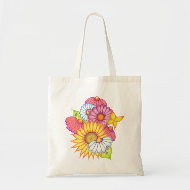 Blume Tote Tasche (Vorne)