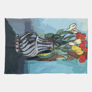 Blume, Tulips, Vase, nach Matisse Geschirrtuch