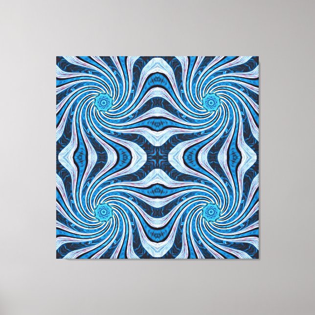 Blume Twirl Leinwanddruck (Vorderseite)