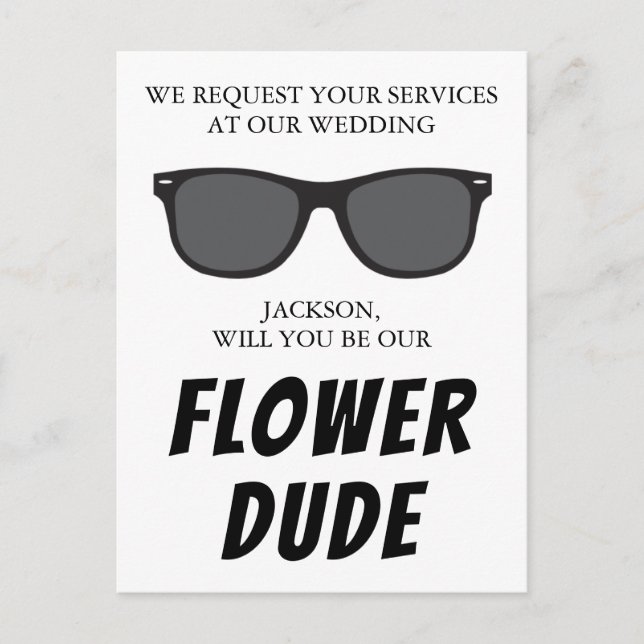 Blume Typ Vorschlag Karte Postkarte (Vorderseite)