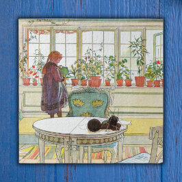 Blume über die Windows Carl Larsson Schwedisch