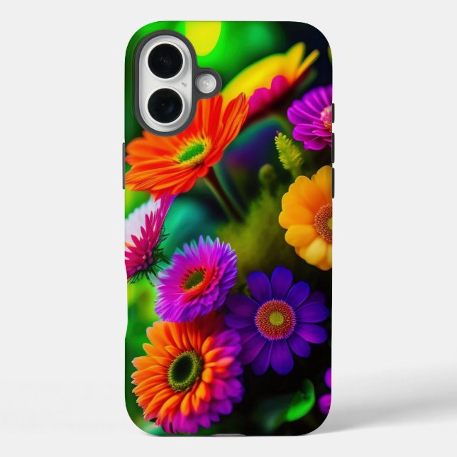Blume überall iPhone 16 plus hülle (Rückseite)