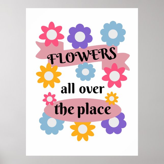 Blume überall poster (Vorne)