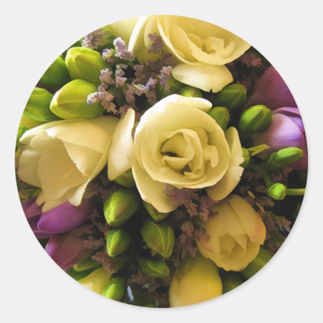 Blume Umschlag Aufkleber Stickers (Vorderseite)