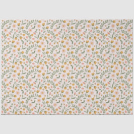 Blume und Bienen im Frühjahr Seidenpapier