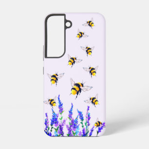 Blume und Bienen Samsung Galaxy Fall Samsung Galaxy Hülle