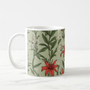 Blume und Blätter des Kardinals Kaffeetasse
