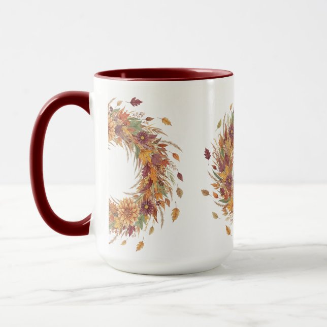 Blume und Blätter im Herbst, Autor Natasha Us Tasse (Links)